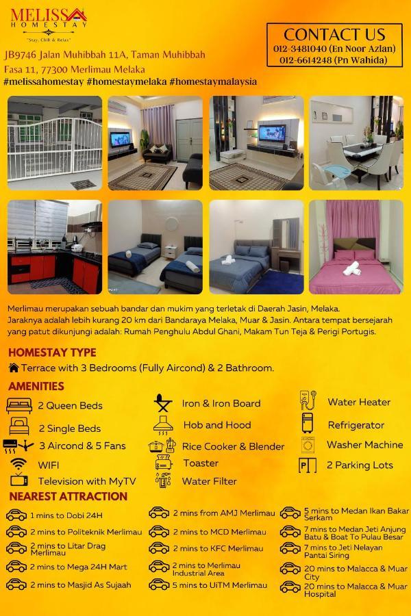 Melissa Homestay Merlimau 외부 사진